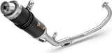 Impianto Di Scarico Completo Catalizzato E Con Omologazione Suono Gp Carbonio - Mivv Compatibile Con Yamaha Yzf-R 125 (2014-2018)