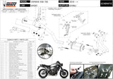Impianto Di Scarico Completo Non Catalizzato E Con Omologazione Suono Ghibli Inox Nero - Mivv Compatibile Con Yamaha Xsr 700 (2016-2020)