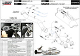 Tubo Di Raccordo Non Catalizzato - Mivv Compatibile Con Yamaha Mt-10 (2016-2022)