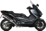 Impianto Di Scarico Completo Non Catalizzato E Con Omologazione Suono Sr-1 Titanio Nero - Mivv Compatibile Con Yamaha T-Max 560 (2020-2021)