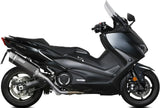 Impianto Di Scarico Completo Non Catalizzato E Con Omologazione Suono Sr-1 Inox Nero - Mivv Compatibile Con Yamaha T-Max 560 (2020-2021)