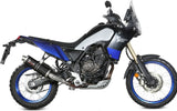 Terminale Di Scarico Con Omologazione Suono Oval Titanio Nero - Mivv Compatibile Con Yamaha Ténéré 700 (2019-2024)