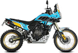 Terminale Di Scarico Con Omologazione Suono Dakar Inox Nero - Mivv Compatibile Con Yamaha Ténéré 700 (2019-2024)