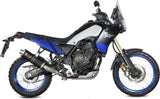 Terminale Di Scarico Con Omologazione Suono Oval Inox Nero - Mivv Compatibile Con Yamaha Ténéré 700 (2019-2024)
