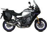 Impianto Di Scarico Completo Catalizzato E Con Omologazione Suono Oval Titanio Carbonio - Mivv Compatibile Con Yamaha Tracer 9 - Gt (2021-2023)