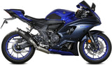 Terminale Di Scarico Non Catalizzato E Senza Omologazione Suono Gppro Carbon - Mivv Compatibile Con Yamaha Yzf R7 (2022-2024)