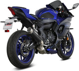 Terminale Di Scarico Non Catalizzato E Senza Omologazione Suono Gppro Carbon - Mivv Compatibile Con Yamaha Yzf R7 (2022-2024)