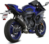 Terminale Di Scarico Catalizzato E Con Omologazione Suono Sr-1 Titanio Nero - Mivv Compatibile Con Yamaha Yzf R7 (2022-2024)