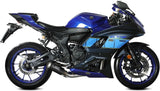 Impianto Di Scarico Completo Non Catalizzato E Senza Omologazione Suono Mk3 Carbonio - Mivv Compatibile Con Yamaha Yzf R7 (2022-2024)