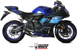 Impianto Di Scarico Completo Non Catalizzato E Senza Omologazione Suono Mk3 Carbonio - Mivv Compatibile Con Yamaha Yzf R7 (2022-2024)