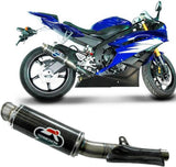 Terminale Di Scarico Con Omologazione Suono Round Carbonio - Termignoni Compatibile Con Yamaha Yzf-R6 (2006-2019)