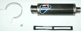 Terminale Di Scarico Con Omologazione Suono Round Carbonio - Termignoni Compatibile Con Yamaha Yzf-R6 (2006-2023)