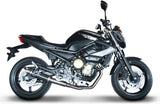 Impianto Di Scarico Completo Con Omologazione Suono Round Carbonio - Termignoni Compatibile Con Yamaha Xj6 600 (2009-2016)