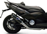 Impianto Di Scarico Completo Con Omologazione Suono Relevance Carbonio Coppa Carbonio - Termignoni Compatibile Con Yamaha Xp 530 T-Max (2012-2016)