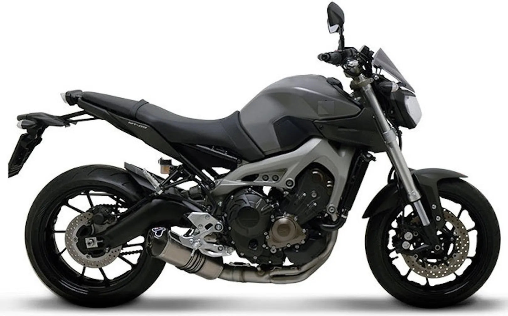 Impianto Di Scarico Completo Senza Omologazione Suono Relevance Titanio Coppa Carbonio - Termignoni Compatibile Con Yamaha Mt-09 (2014-2020)