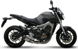 Impianto Di Scarico Completo Catalizzato E Senza Omologazione Suono Relevance Titanio Coppa Carbonio - Termignoni Compatibile Con Yamaha Mt-09 (2014-2020)