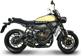 Impianto Di Scarico Completo Senza Omologazione Suono Relevance Carbonio Black Coppa Carbonio - Termignoni Compatibile Con Yamaha Xsr 700 (2014-2020)