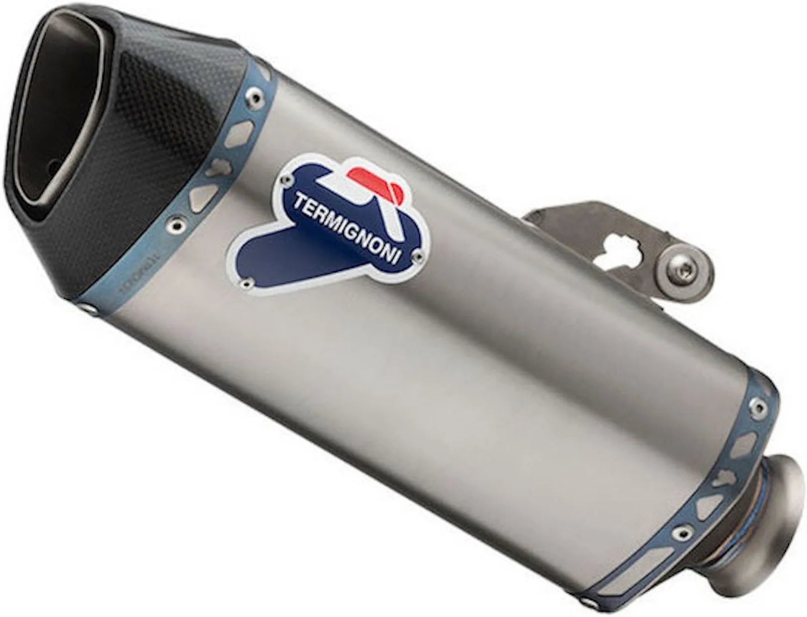 Terminale Di Scarico Con Omologazione Suono Force Titanio Coppa Carbonio - Termignoni Compatibile Con Yamaha Yzf-R1 1000 (2015-2020)