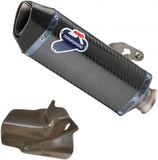 Terminale Di Scarico Con Omologazione Suono Force Carbonio Coppa Carbonio - Termignoni Compatibile Con Yamaha Mt-10 (2016-2020)