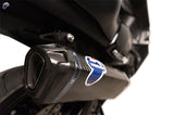 Impianto Di Scarico Completo Senza Omologazione Suono Scream Carbonio Coppa Carbonio - Termignoni Compatibile Con Yamaha Xp 530 T-Max (2017-2019)