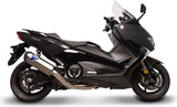Impianto Di Scarico Completo Catalizzato E Senza Omologazione Suono Scream Titanio Coppa Carbonio - Termignoni Compatibile Con Yamaha Xp 530 T-Max (2017-2019)