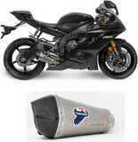 Terminale Di Scarico Senza Omologazione Suono Relevance Titanio Coppa Carbonio - Termignoni Compatibile Con Yamaha Yzf-R6 (2006-2023)