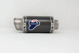 Terminale Di Scarico Senza Omologazione Suono Gp Carbonio - Termignoni Compatibile Con Yamaha Yzf-R3 (2015-2020)