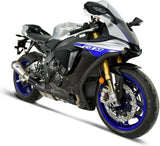 Terminale Di Scarico Senza Omologazione Suono Relevance Titanio Coppa Carbonio - Termignoni Compatibile Con Yamaha R1 - M (2015-2020)