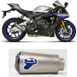 Terminale Di Scarico Senza Omologazione Suono Gp2R-Rht Titanio Coppa Alluminio - Termignoni Compatibile Con Yamaha R1 - M (2015-2020)