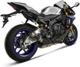 Terminale Di Scarico Senza Omologazione Suono Gp Carbonio - Termignoni Compatibile Con Yamaha R1 - M (2015-2020)