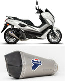 Terminale Di Scarico Senza Omologazione Suono Relevance Titanio Coppa Carbonio - Termignoni Compatibile Con Yamaha N-Max 125 (2017-2020)