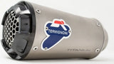 Impianto Di Scarico Completo Non Catalizzato E Senza Omologazione Suono Gp2R-Rht Titanio Coppa Alluminio - Termignoni Compatibile Con Yamaha N-Max 125 (2017-2020)