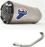 Impianto Di Scarico Completo Non Catalizzato E Senza Omologazione Suono Gp2R-Rht Titanio Coppa Alluminio - Termignoni Compatibile Con Yamaha N-Max 125 (2017-2020)