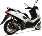 Impianto Di Scarico Completo Non Catalizzato E Senza Omologazione Suono Gp Carbonio - Termignoni Compatibile Con Yamaha N-Max 125 (2017-2020)