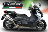 Impianto Di Scarico Completo Catalizzato E Con Omologazione Suono Gpe Anniversary Titanio - Gpr Compatibile Con Yamaha T-Max 530 (2012-2016)