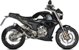 Impianto Di Scarico Completo Non Catalizzato E Con Omologazione Suono Gp Inox Nero - Mivv Compatibile Con Zontes Zt 125 U (2021-2024)