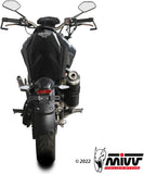 Complete Catalytic Exhaust System With Sound Certification Gp Steel Black - Mivv Compatible With Zontes Zt 125 U (2021-2024)