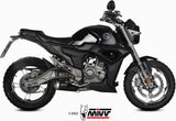 Complete Exhaust System Without Catalytic Converter And Without Sound Certification X-M1 Steel Black - Mivv Compatible With Zontes Zt 125 G1 (2021-2024)