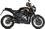 Impianto Di Scarico Completo Non Catalizzato E Senza Omologazione Suono X-M1 Inox Nero - Mivv Compatibile Con Zontes Zt 125 Gk (2021-2024)