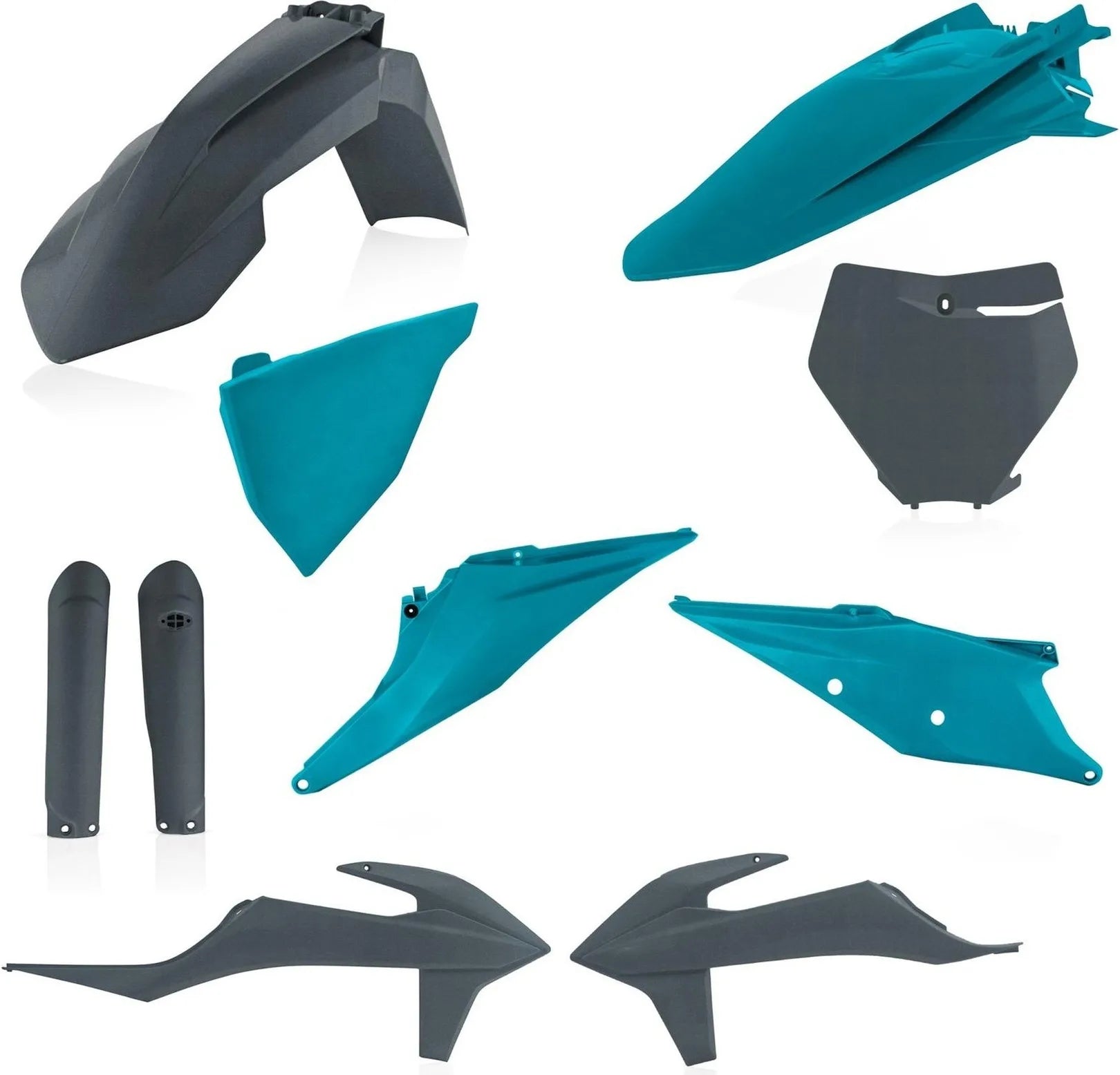 Kit Completo Plastiche - Acerbis Compatibile Con Ktm 250 Sx (2019-2022)