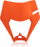 Headlight Mask - Acerbis Compatible With Ktm 300 Exc Tpi (2020-2023)