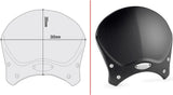 Cupolino Race Cafe Alluminio Nero Alluminio - Givi Compatibile Con Royal Enfield Scram 411 (2022-2024)