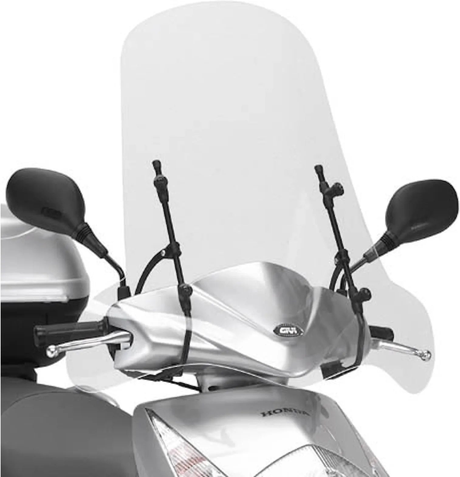 Parabrezza Trasparente 102A - Givi Compatibile Con Mbk Flame X 125 (2007-2012)