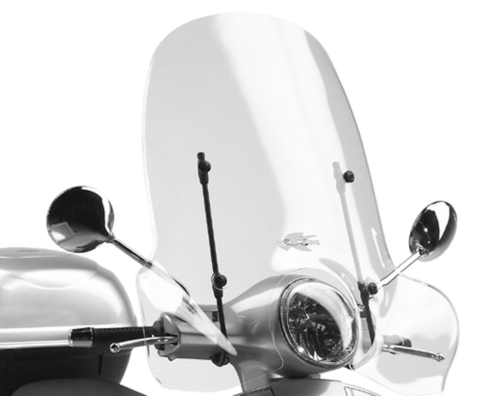 Wind-Screen - Kappa Moto Compatible With Piaggio Vespa Gts 125 - 150 - 300 Super (2008-2022)
