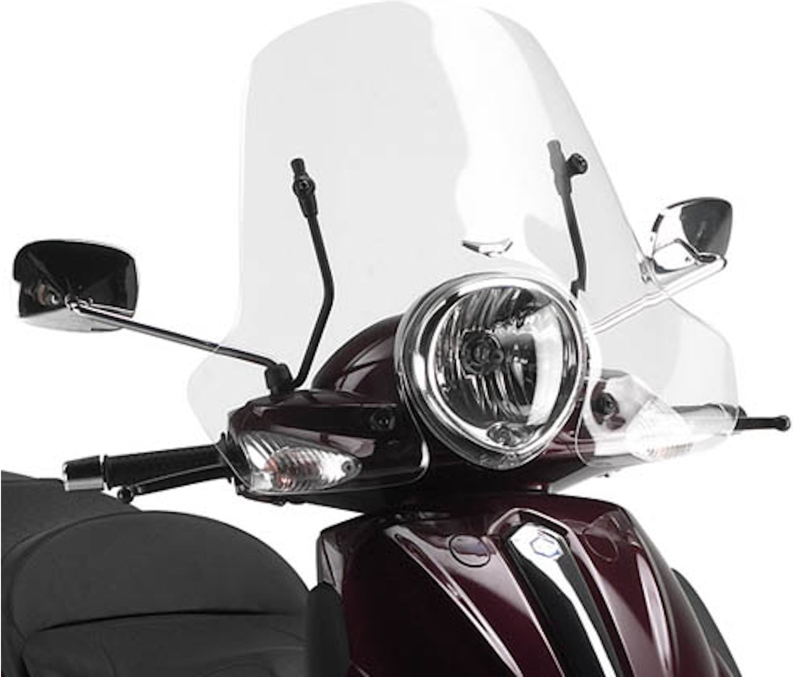 Transparent Wind-Screen 106A - Givi Compatible With Piaggio Beverly Tourer 125 - 250 (2008-2010)