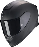 Casco Integrale Per Moto Scorpion Exo Exo-R1 Evo Carbon Air Carbon Fiber Nero Opaco Solid Taglia S