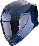 Casco Integrale Per Moto Scorpion Exo Exo-R1 Evo Carbon Air Carbon Fiber Blu Onyx Taglia S