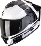 Casco Integrale Per Moto Scorpion Exo Exo-1500 Air Ultra Tct Bianco Nero Blu Dual Taglia L