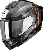 Casco Integrale Per Moto Scorpion Exo Exo-1500 Carbon Air Carbon Fiber Nero Rame Zity Taglia M