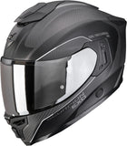 Casco Integrale Per Moto Scorpion Exo Exo-1500 Carbon Air Carbon Fiber Nero Opaco Argento Mundi Taglia L